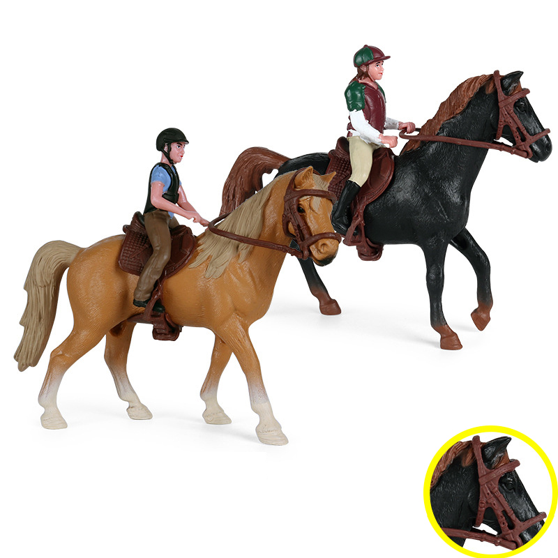 Kids Toys Horse - 1Set Simulation Animals Horse Racing Models