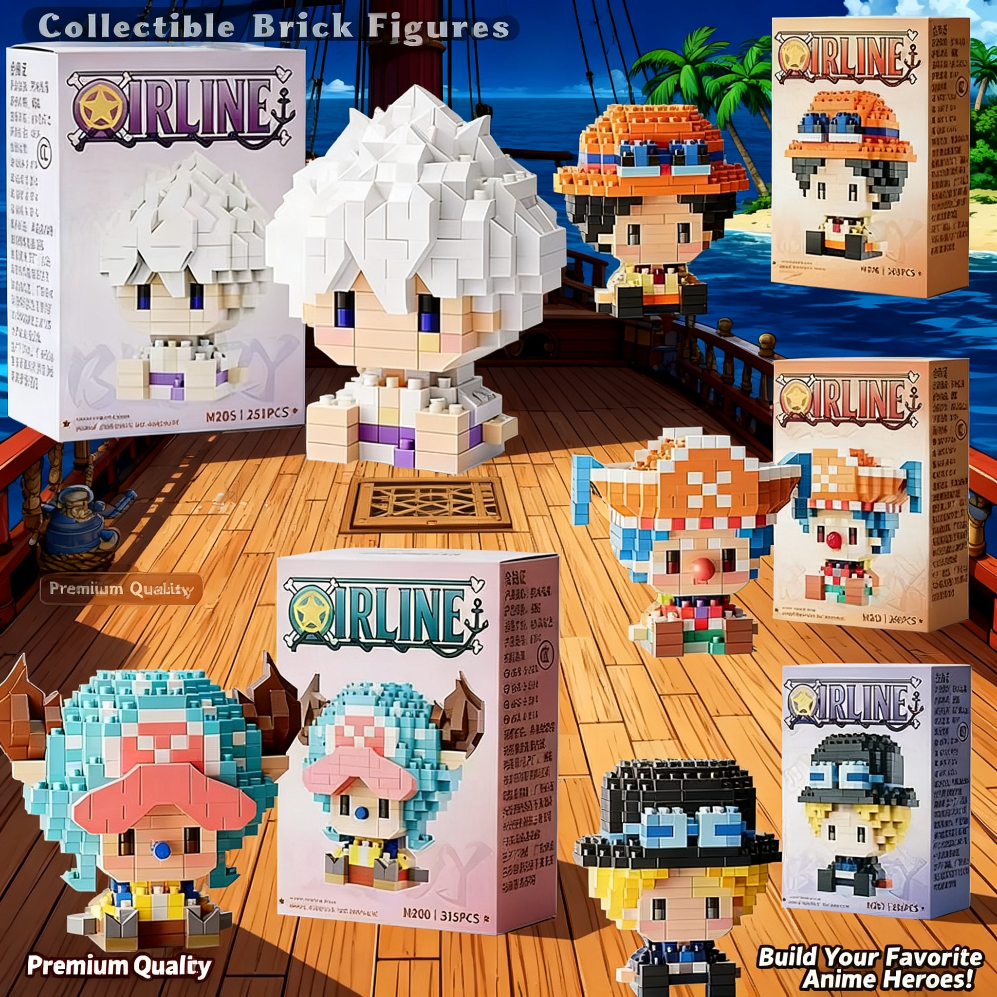 Lego Building Blocks - One Piece Anime Sun God Nika
