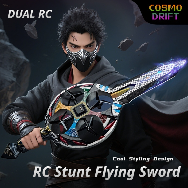 Kids Toys Helicopter - JJRC 2.4G RC Flying Sword Drone