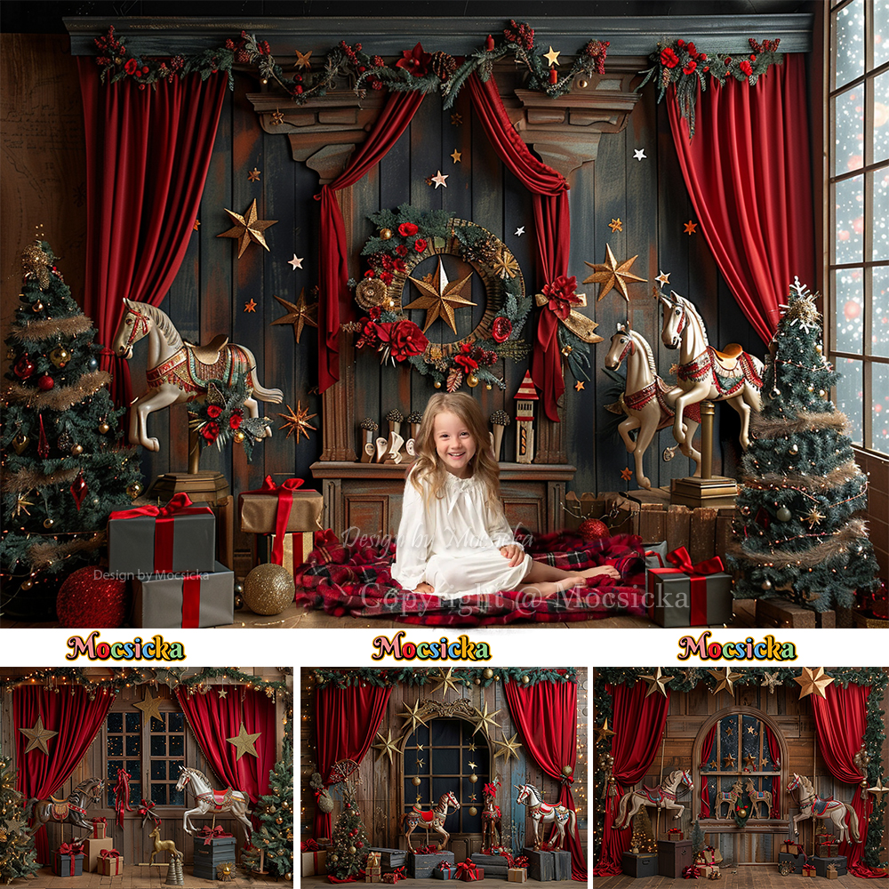 Toys Background For Kids - Fantasy Christmas Toys Gifts Room Background