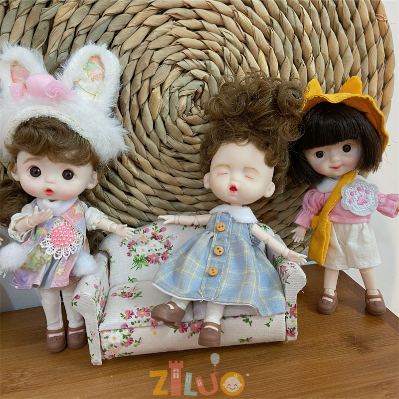 Kids Toys Under $20 - 1/12 Bjd Doll 12cm Ob11 Doll