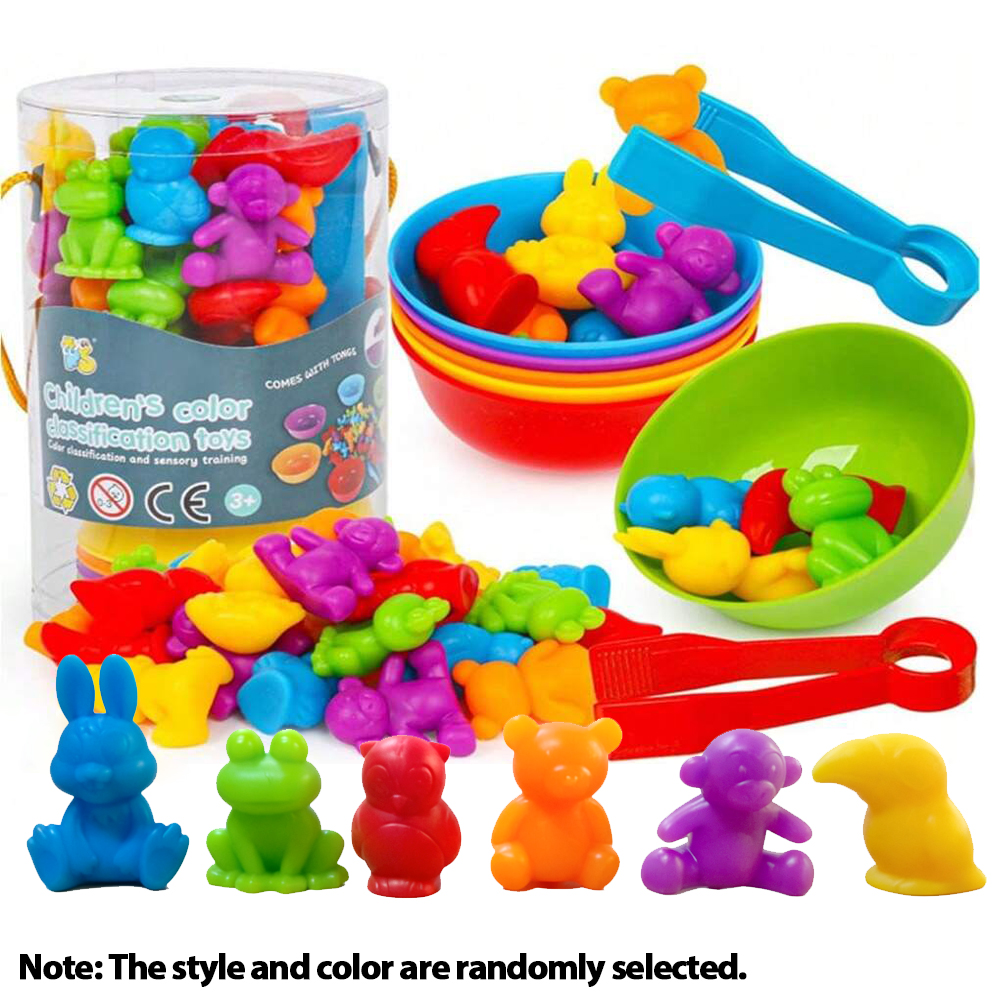 Kids Toys Under $20 - 36pcs Counting Vehicle Matching Toys With