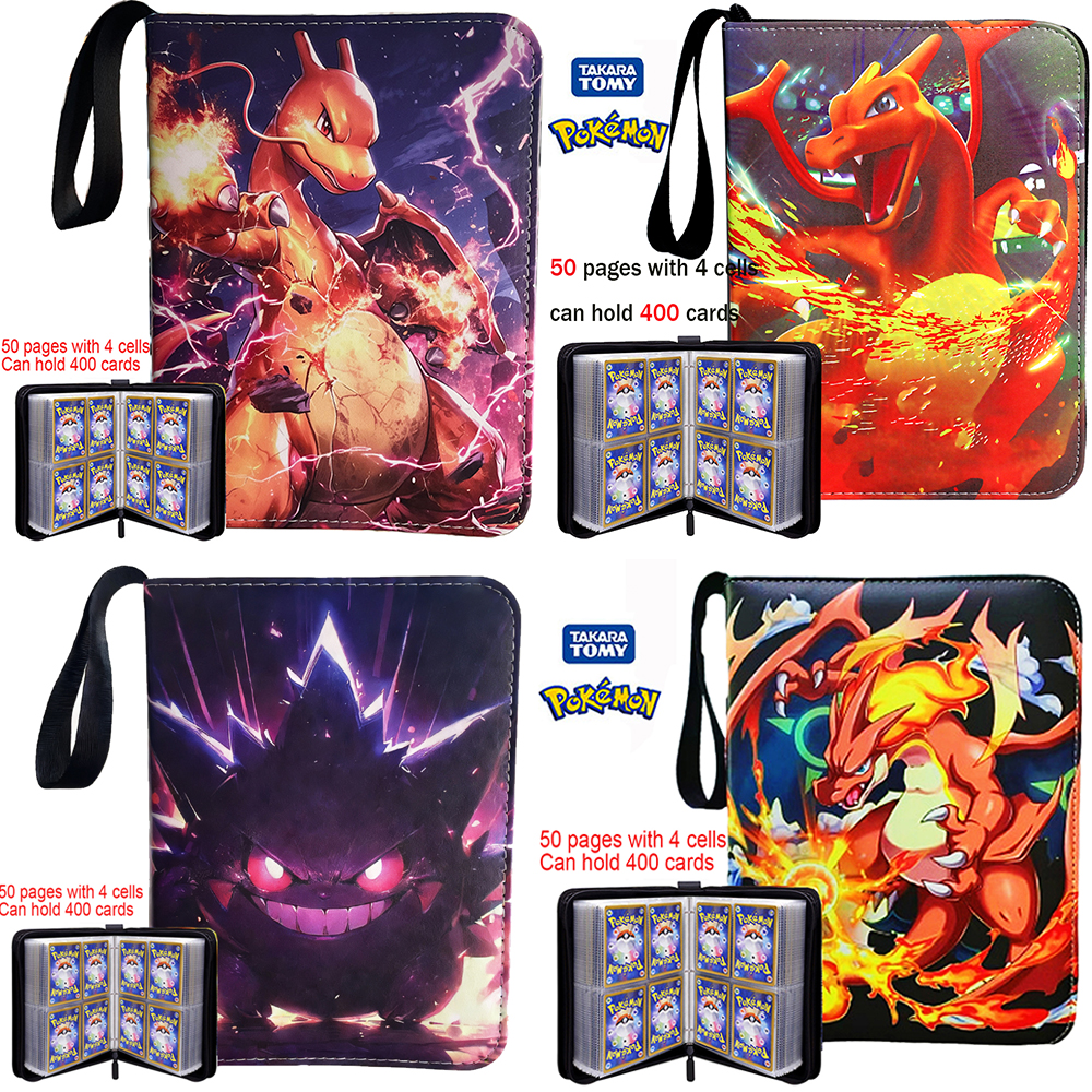 Kids Zipper Toys - *-New Pokemone Card Album PU Zipper