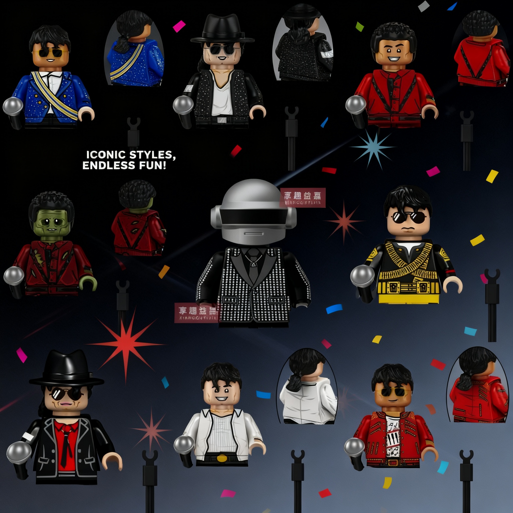 Lego Building Blocks - Michael Jackson Building Blocks Action Figure