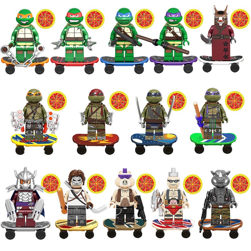 Lego Building Blocks - KDL831 cartoon series Teenage Mutant Ninja