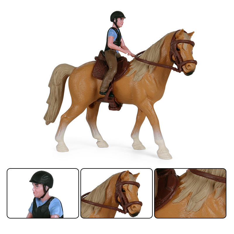 1Set Simulation Animals Horse  - đánh giá và giá Kids Toys Horse
