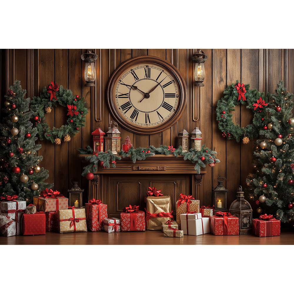 Christmas Clock Fireplace Kitc - đánh giá và giá Toys Background For Kids