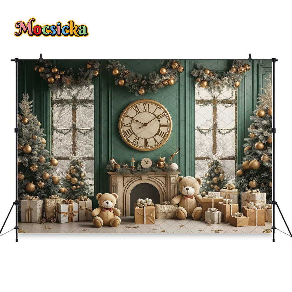 Mocsicka Vintage Green Christm - đánh giá và giá Toys Background For Kids
