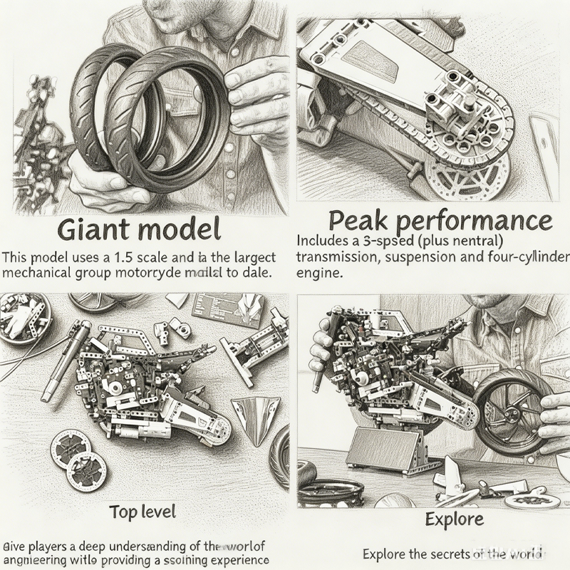 Motorcycle Building Bocks Simu - đánh giá và giá Kids Toys 10 Year Old