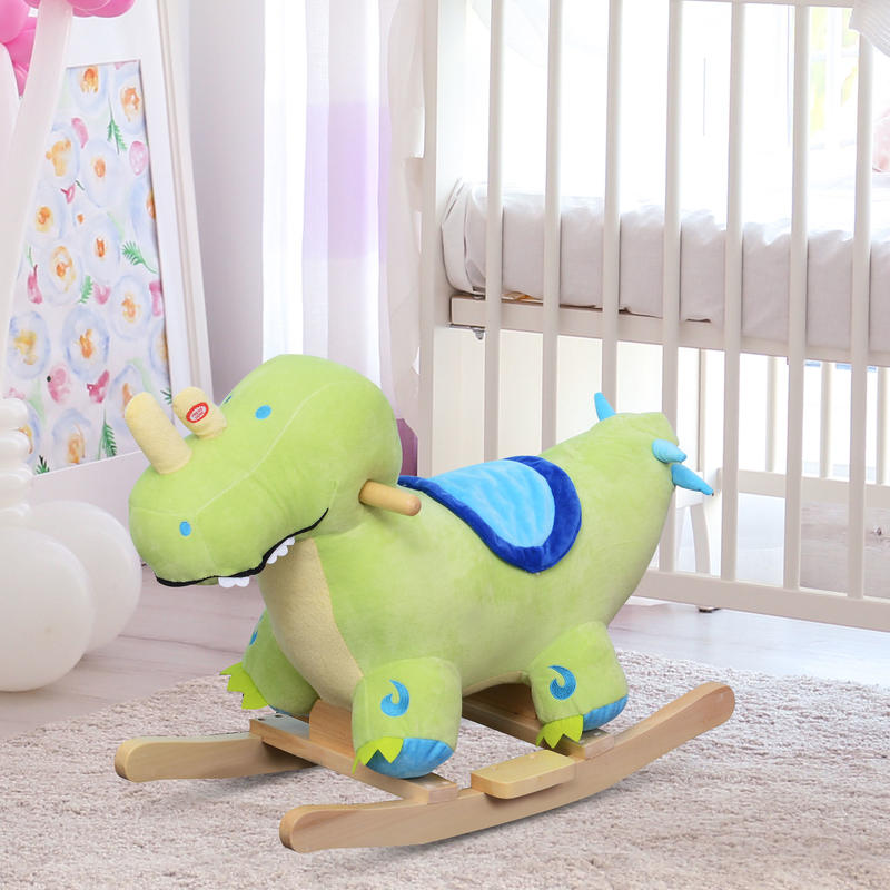 Qaba Kids Plush Ride-On Rockin - đánh giá và giá Kids Toys Horse