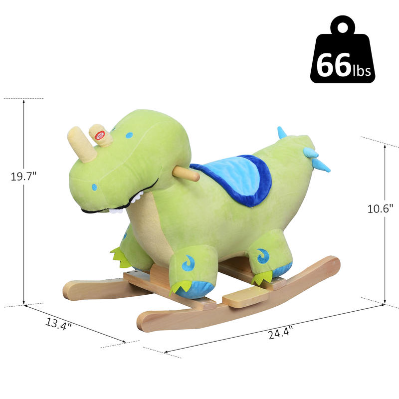 Qaba Kids Plush Ride-On Rockin - đánh giá và giá Kids Toys Horse