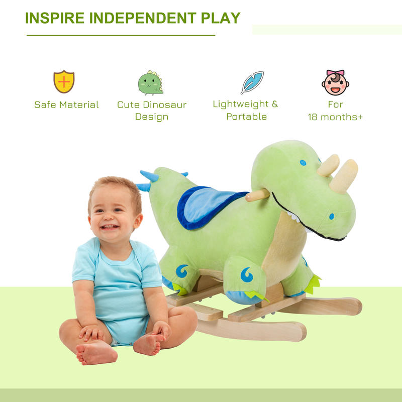 Qaba Kids Plush Ride-On Rockin - đánh giá và giá Kids Toys Horse