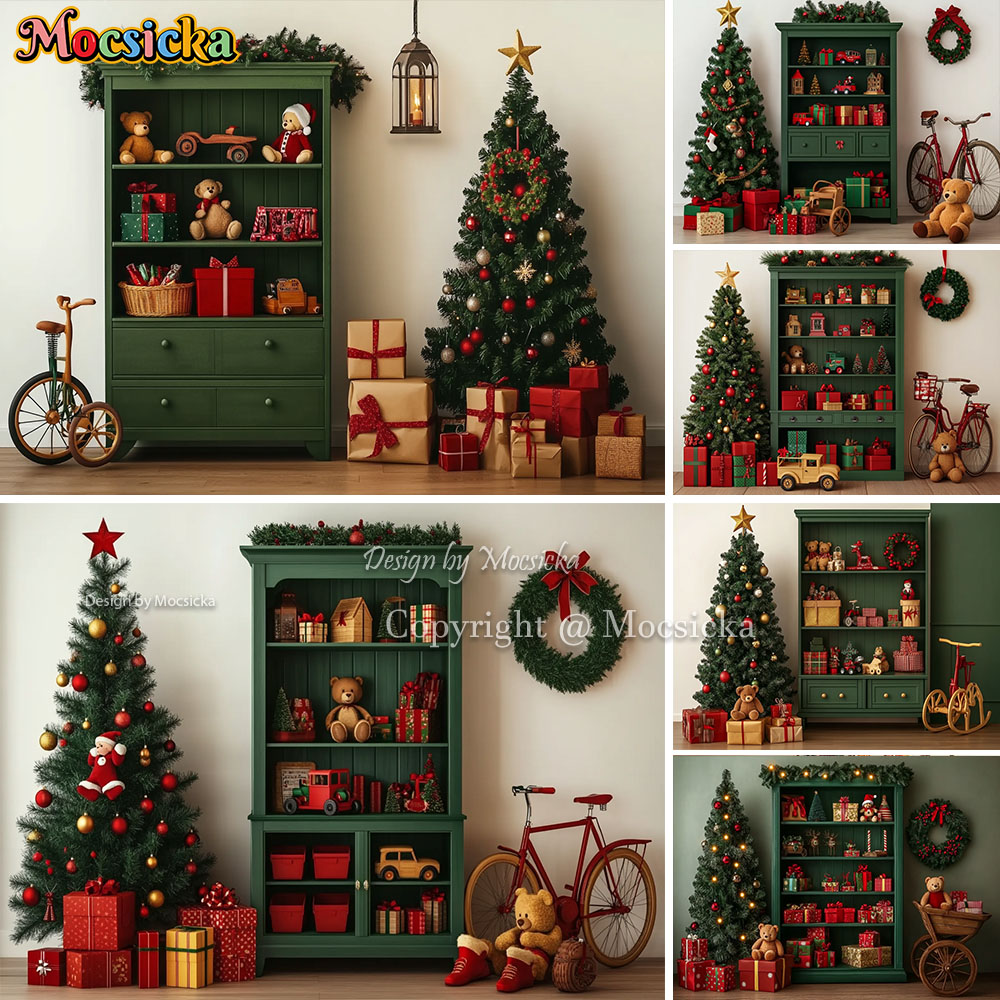 Mocsicka Green Christmas Gift  - đánh giá và giá Toys Background For Kids