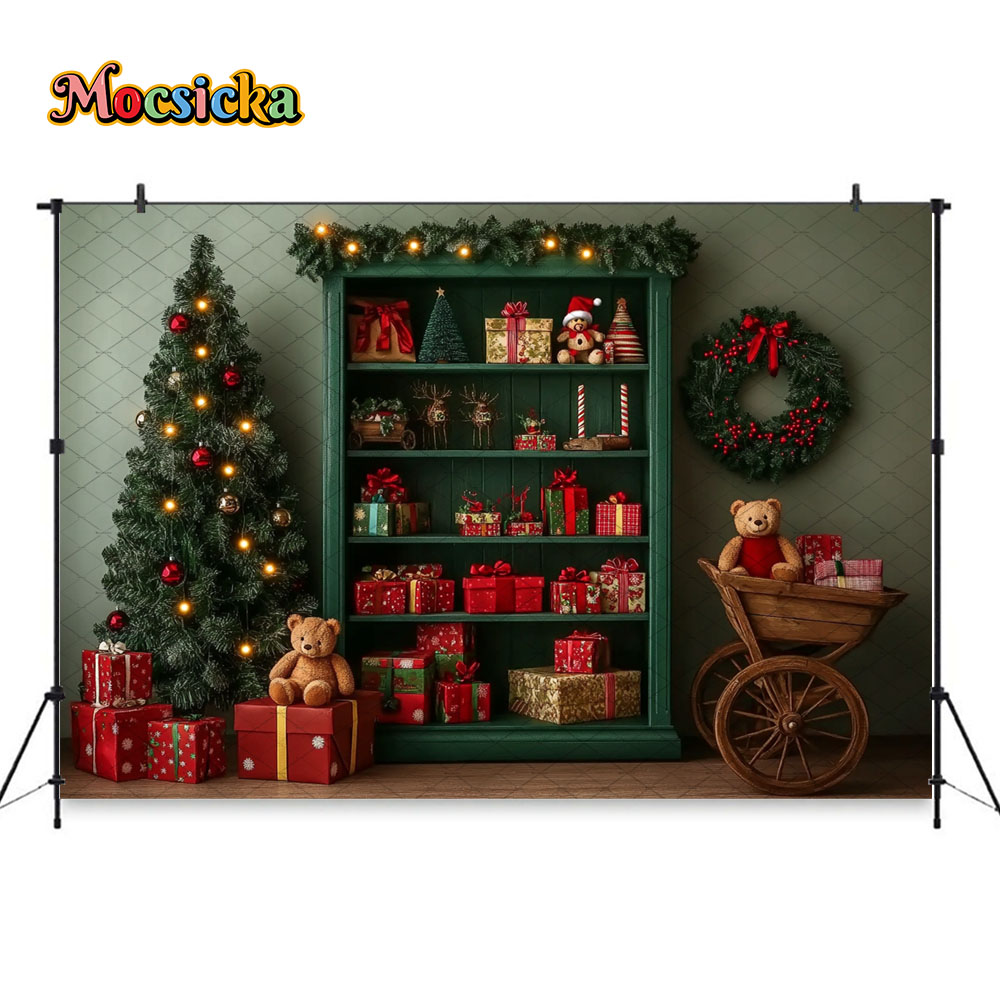 Mocsicka Green Christmas Gift  - đánh giá và giá Toys Background For Kids
