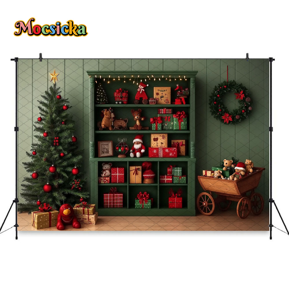 Mocsicka Green Christmas Gift  - đánh giá và giá Toys Background For Kids