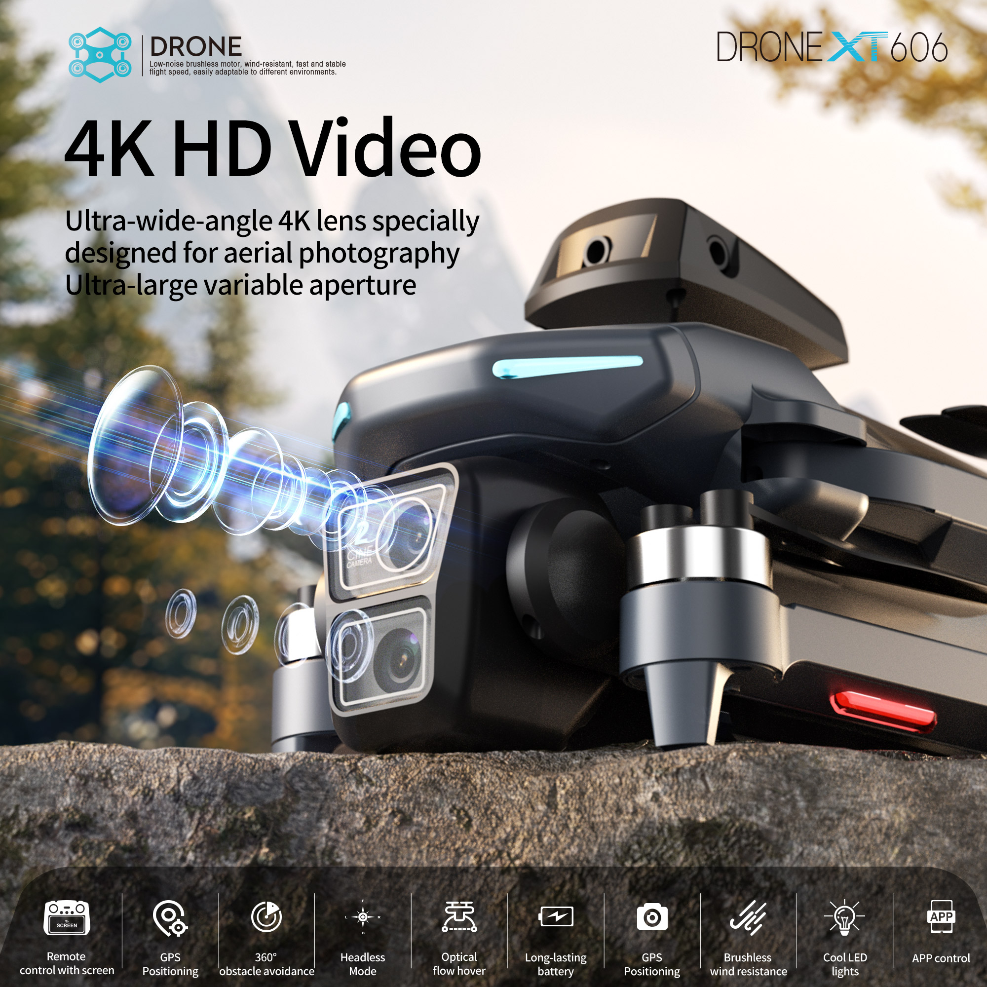 XT606 MAX GPS NEW Drone 8k Pro - đánh giá và giá Xiaomi Kids Toys