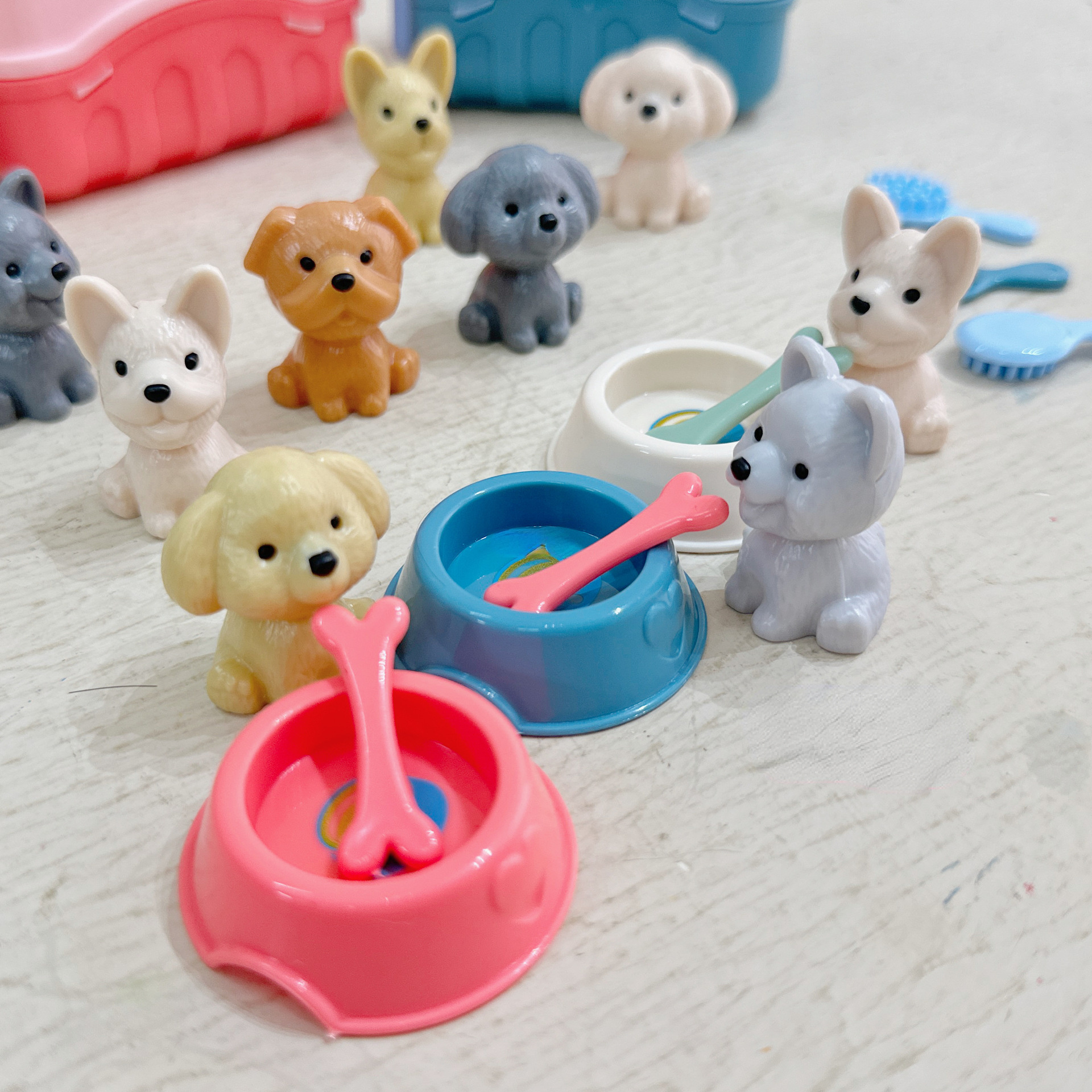 8pcs/set Pretend Play Pet Hous - đánh giá và giá Kids Toys Dog