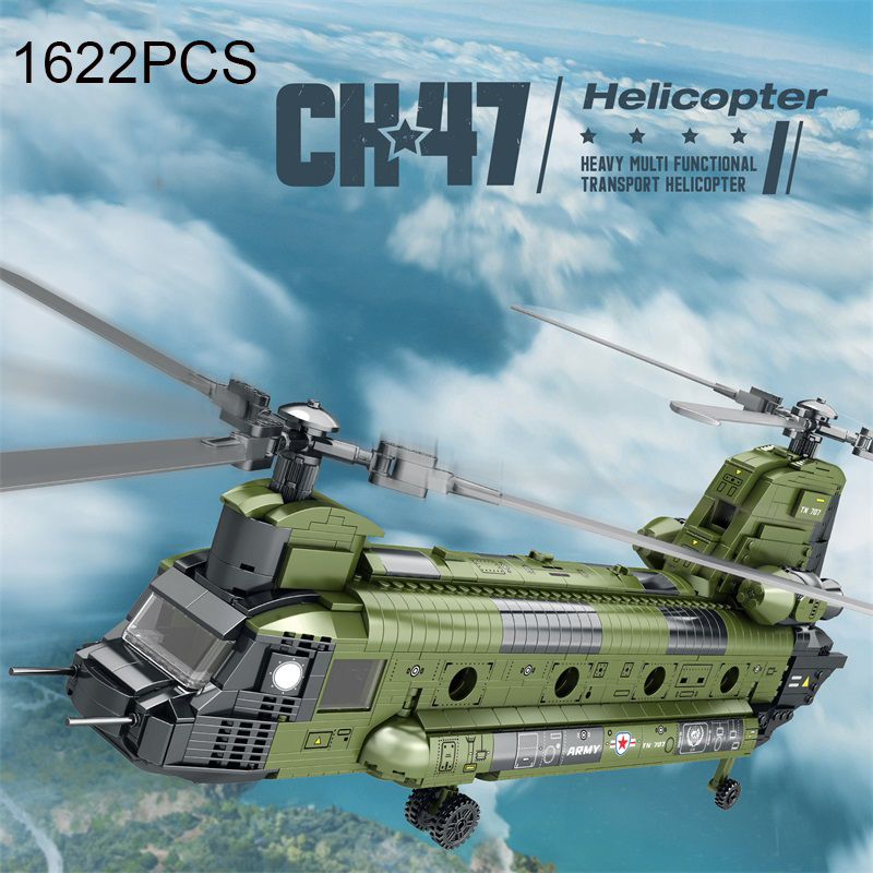 1622PCS CH-47 Chinook Transpor - đánh giá và giá Kids Toys Helicopter
