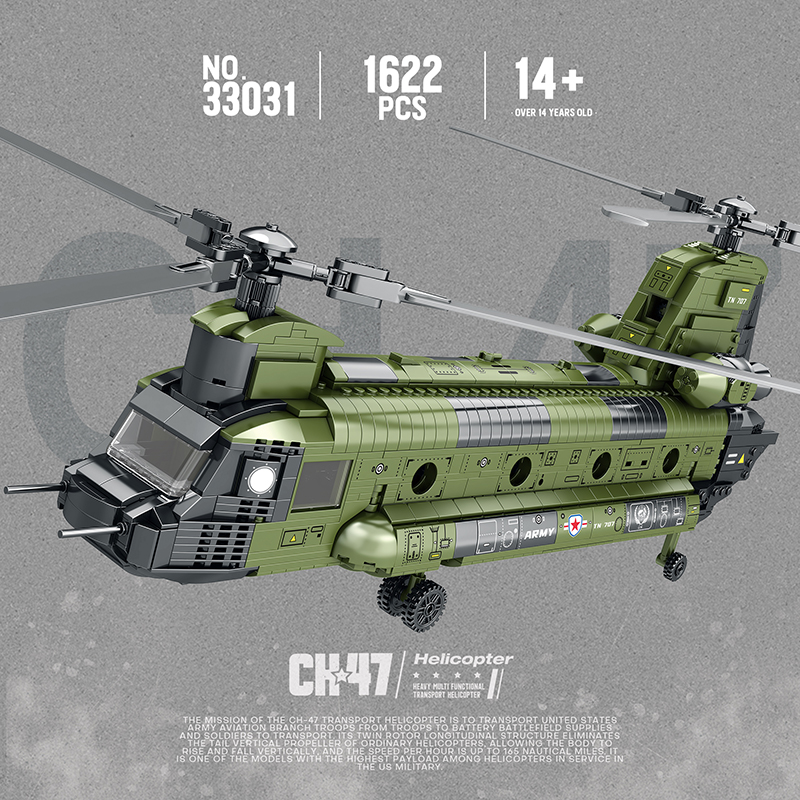 1622PCS CH-47 Chinook Transpor - đánh giá và giá Kids Toys Helicopter