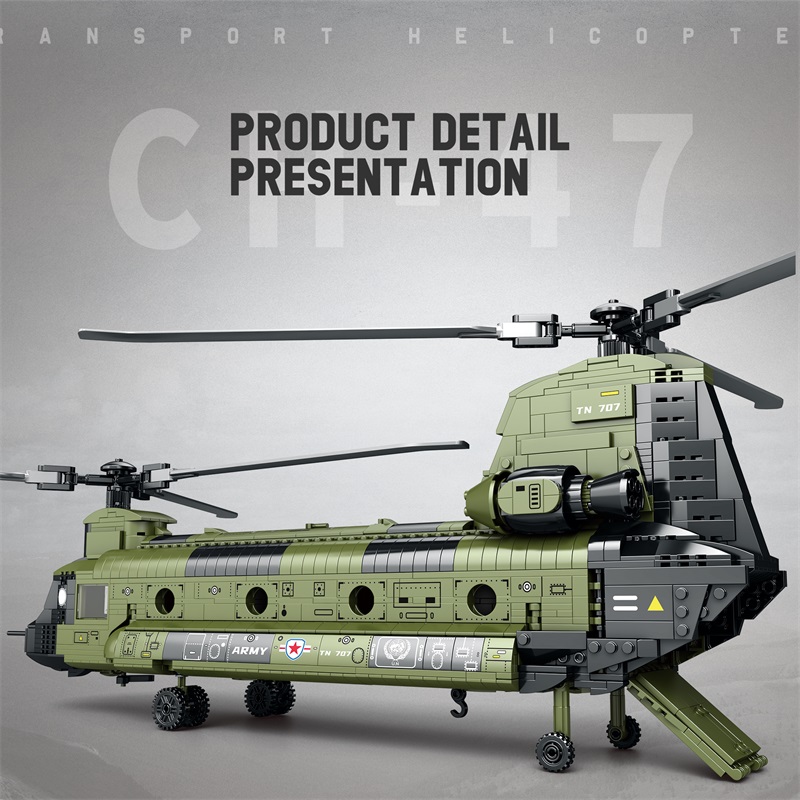 1622PCS CH-47 Chinook Transpor - đánh giá và giá Kids Toys Helicopter