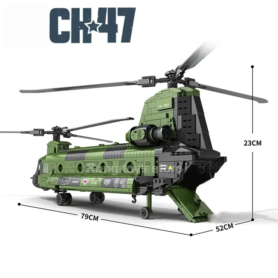 1622PCS CH-47 Chinook Transpor - đánh giá và giá Kids Toys Helicopter