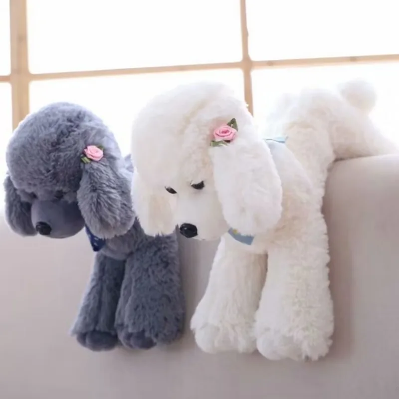 Cute poodle, simulation dog ha - đánh giá và giá Kids Toys Dog