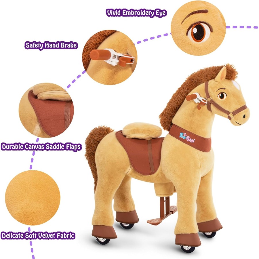 Kids Ride on Horse Toys Plush  - đánh giá và giá Kids Toys Horse