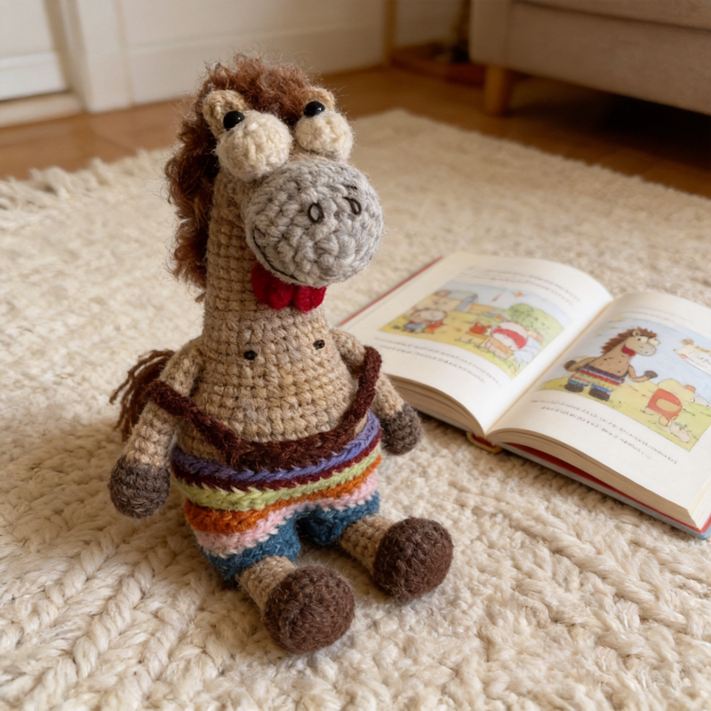 Custom Name Crochet Horse Plus - đánh giá và giá Kids Toys Horse