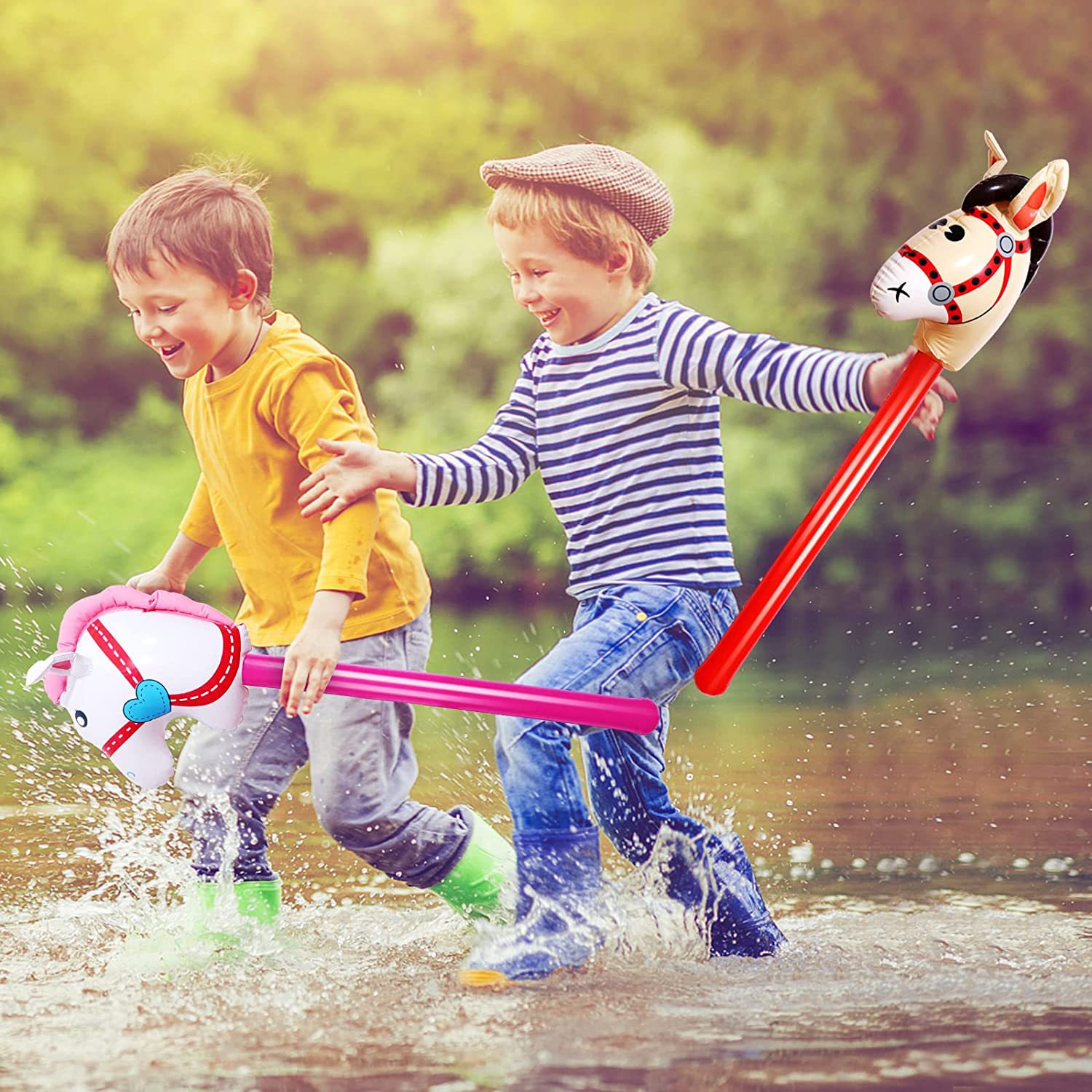 Inflatable Horsehead Stick Uni - đánh giá và giá Kids Toys Horse