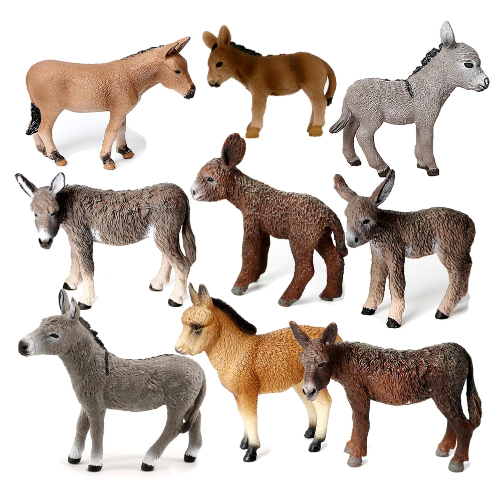 Donkey Model Toy Animals Figur - đánh giá và giá Kids Toys 10 Year Old