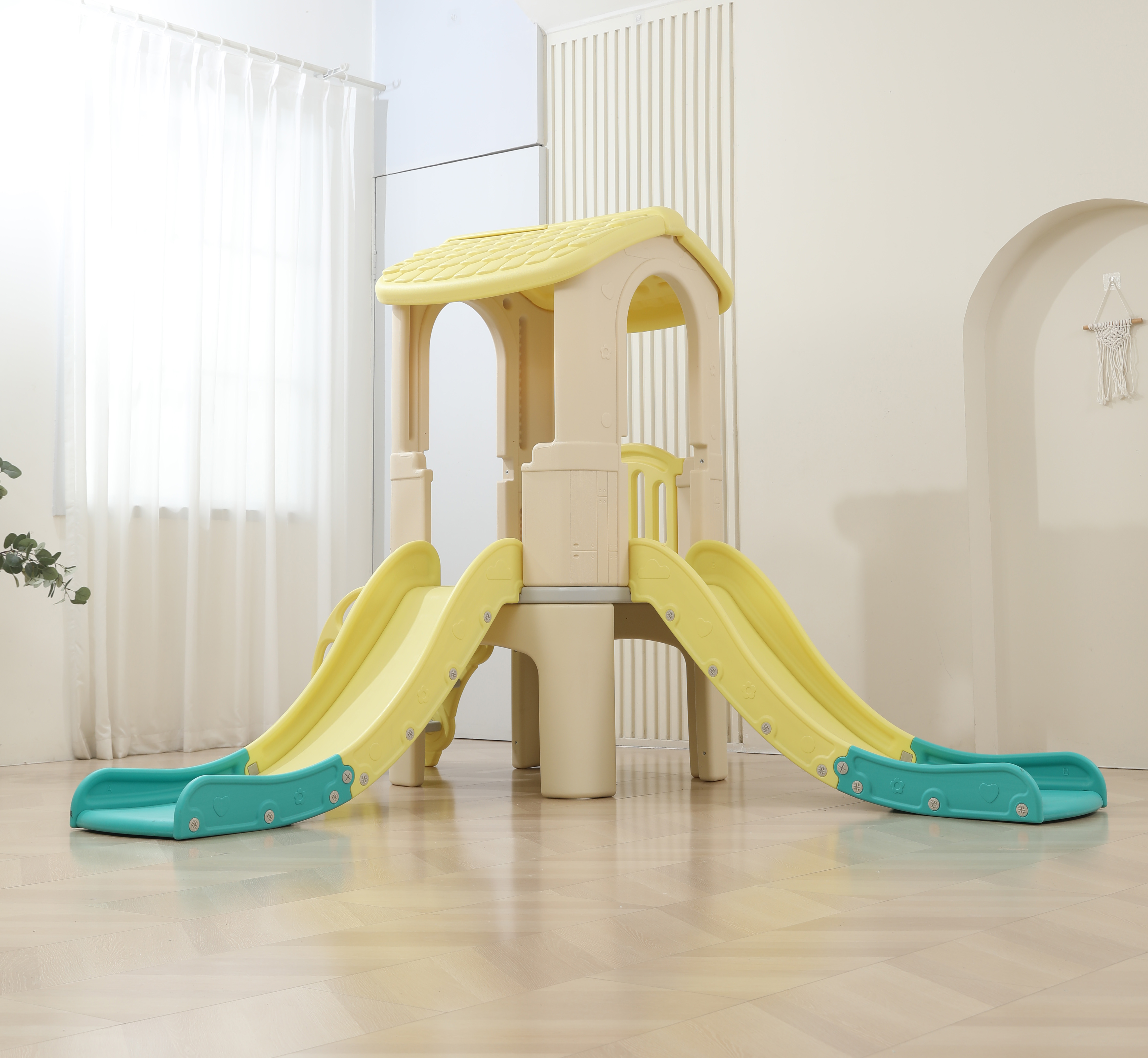 Large Indoor Playhouse Double  - đánh giá và giá Kids Toys Mall