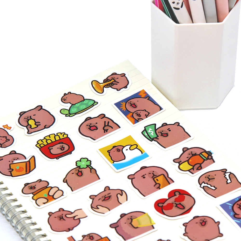 10/50/100pcs Capybaras Sticker - đánh giá và giá Kids Toys 10 Year Old