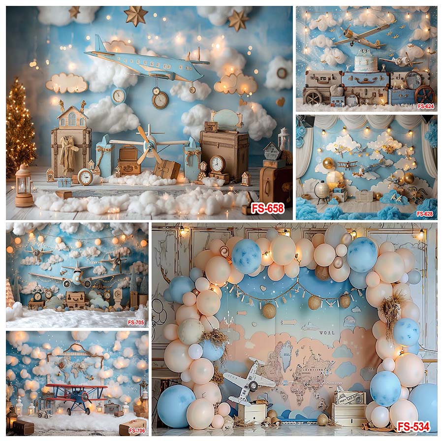 Birthday Backdrop Wooden Toy A - đánh giá và giá Toys Background For Kids