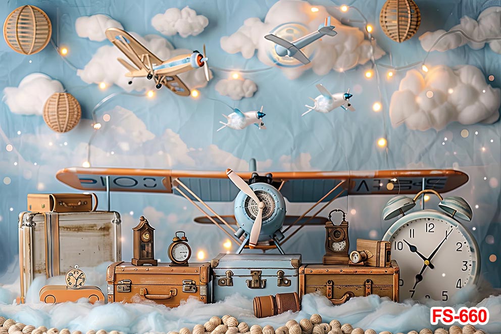 Birthday Backdrop Wooden Toy A - đánh giá và giá Toys Background For Kids
