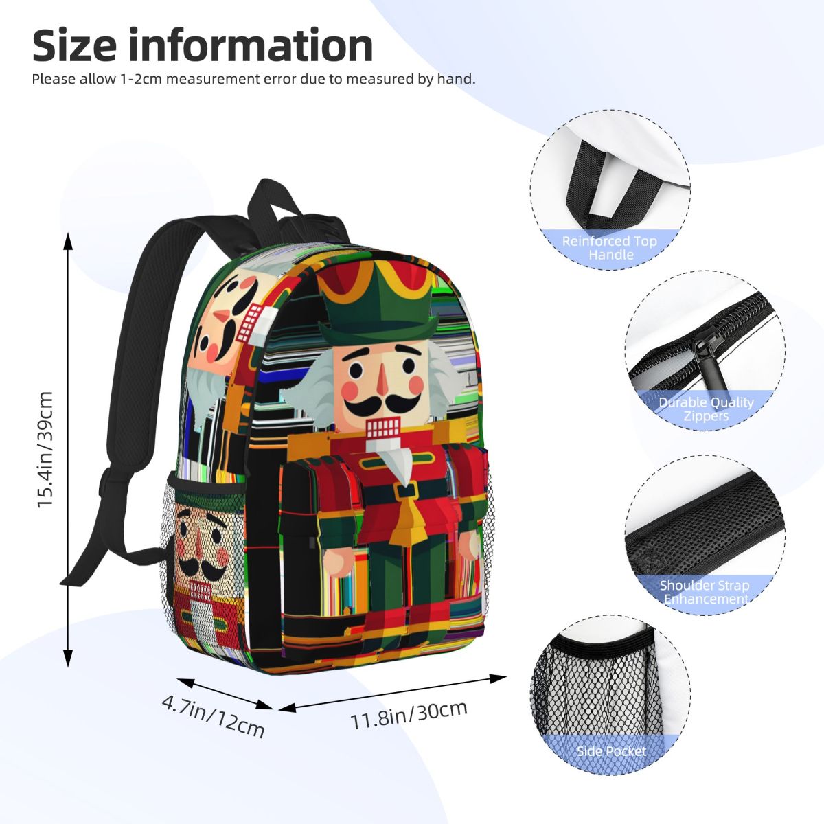Nutcracker Soldier Toy Christm - đánh giá và giá Kids Zipper Toys