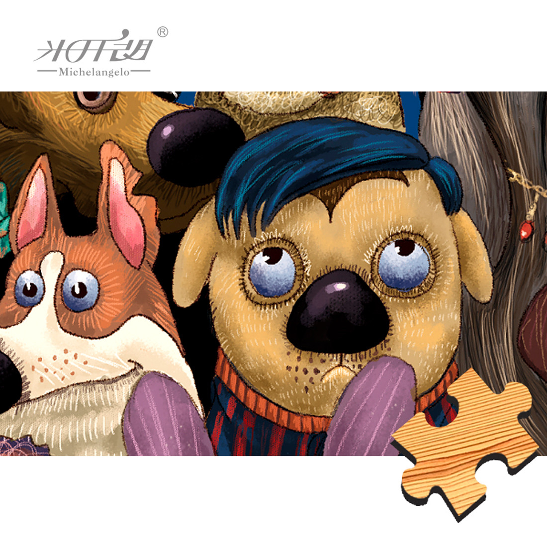 Michelangelo Wooden Jigsaw Puz - đánh giá và giá Kids Toys Under 1000