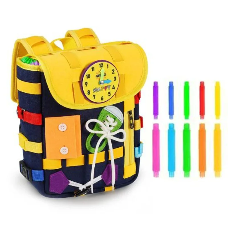Montessori Felt Backpack for T - đánh giá và giá Kids Zipper Toys