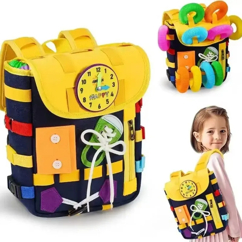 Montessori Felt Backpack for T - đánh giá và giá Kids Zipper Toys