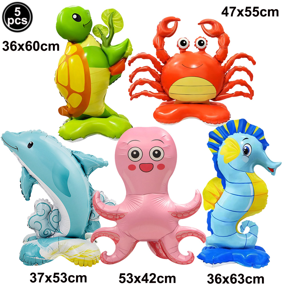 Ocean Animal Standing Foil Bal - đánh giá và giá Water Balloon Set
