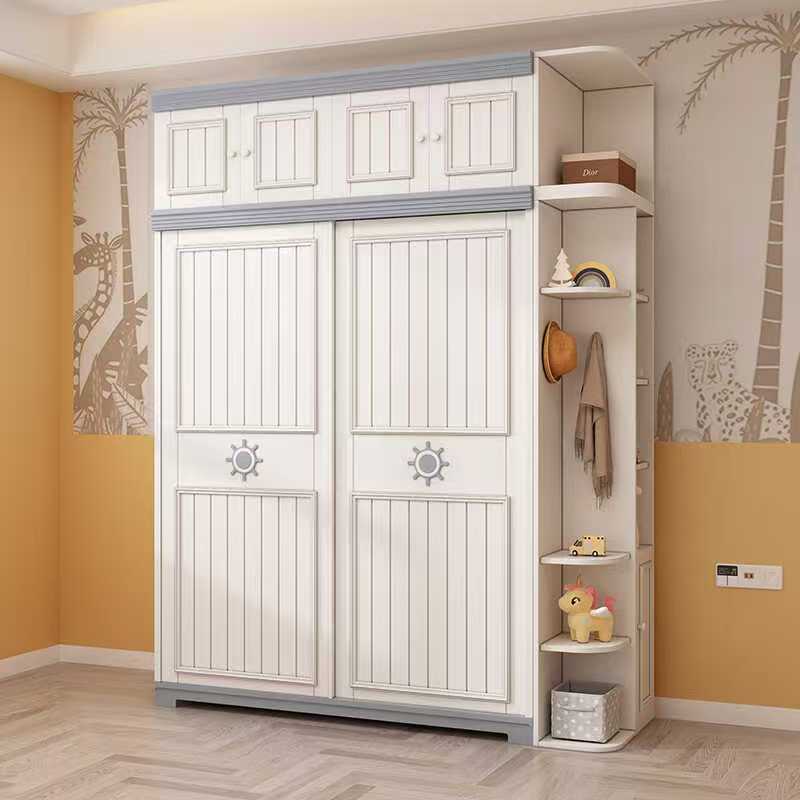 White Wooden Kid Storage Cabin - đánh giá và giá Kids Toys Mall