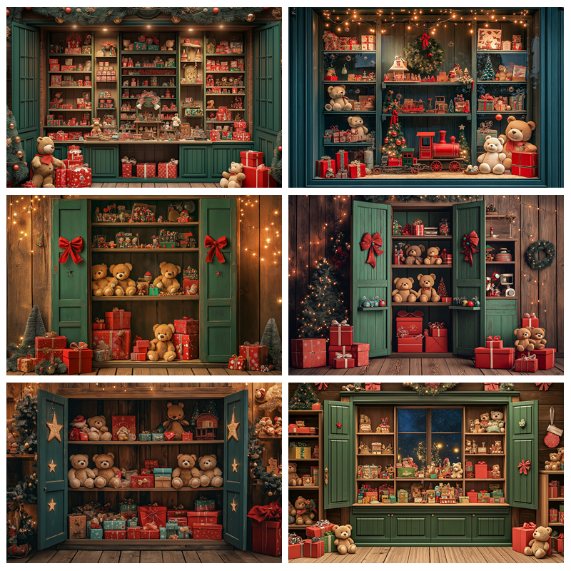 Christmas Toy Shop Photography - đánh giá và giá Toys Background For Kids