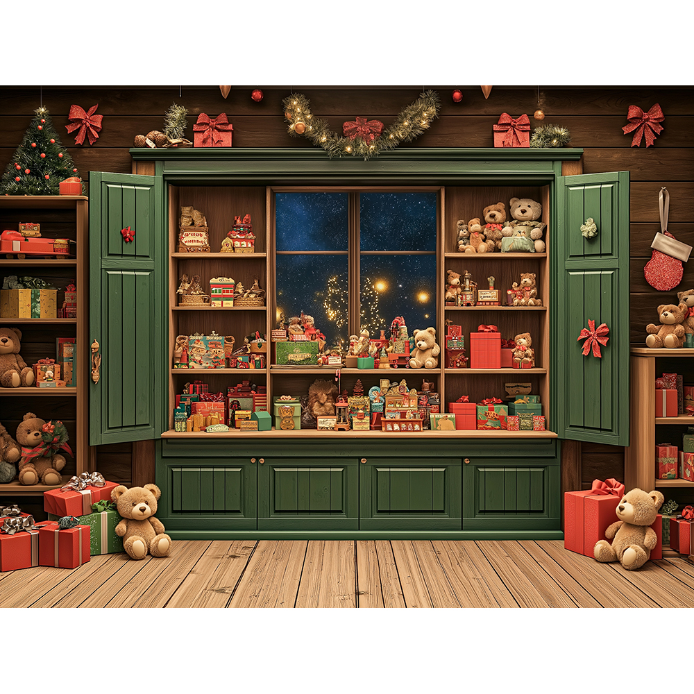 Christmas Toy Shop Photography - đánh giá và giá Toys Background For Kids