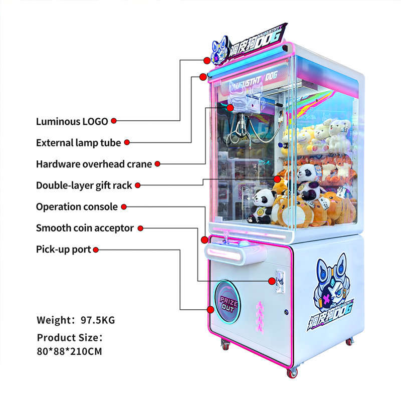 Luxury Round Edge Crane Machin - đánh giá và giá Kids Toys Mall