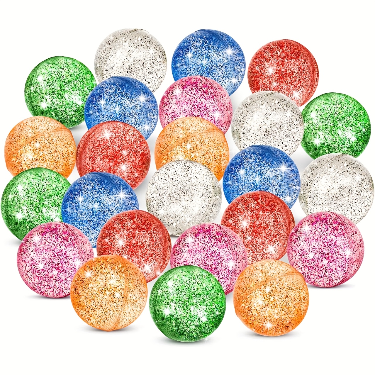 10-20pcs 32mm Glitter Bounce B - đánh giá và giá Kids Toys 10 Year Old