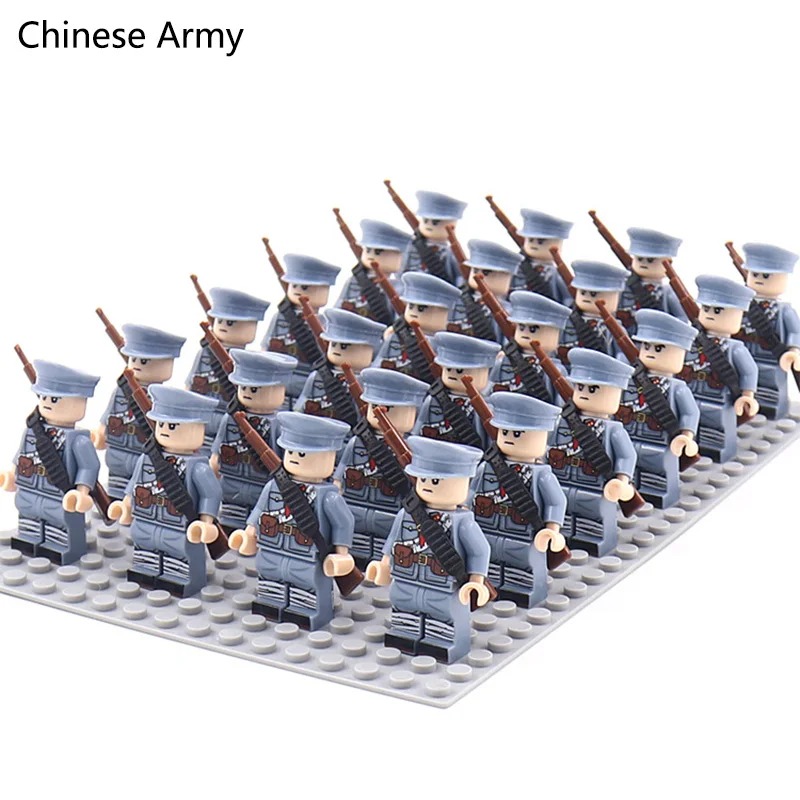 World War II military soldier  - đánh giá và giá Lego Building Blocks