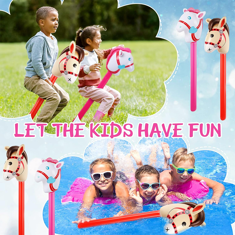 2Pcs Horse Head Stick Balloon  - đánh giá và giá Kids Toys Horse