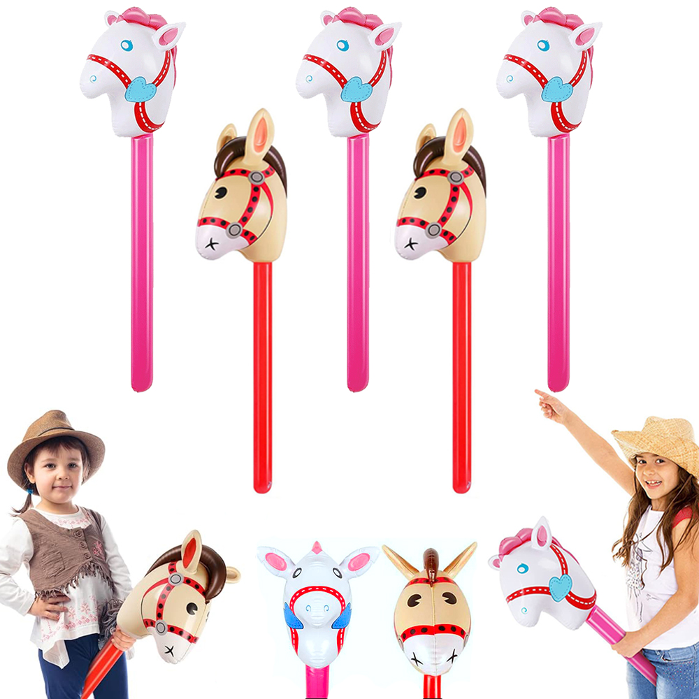 2Pcs Horse Head Stick Balloon  - đánh giá và giá Kids Toys Horse