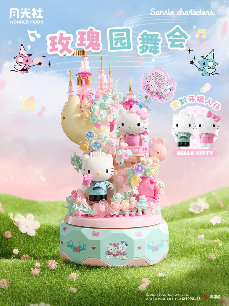 Sanrio Hello Kitty Gemini DIY  - đánh giá và giá Lego Building Blocks