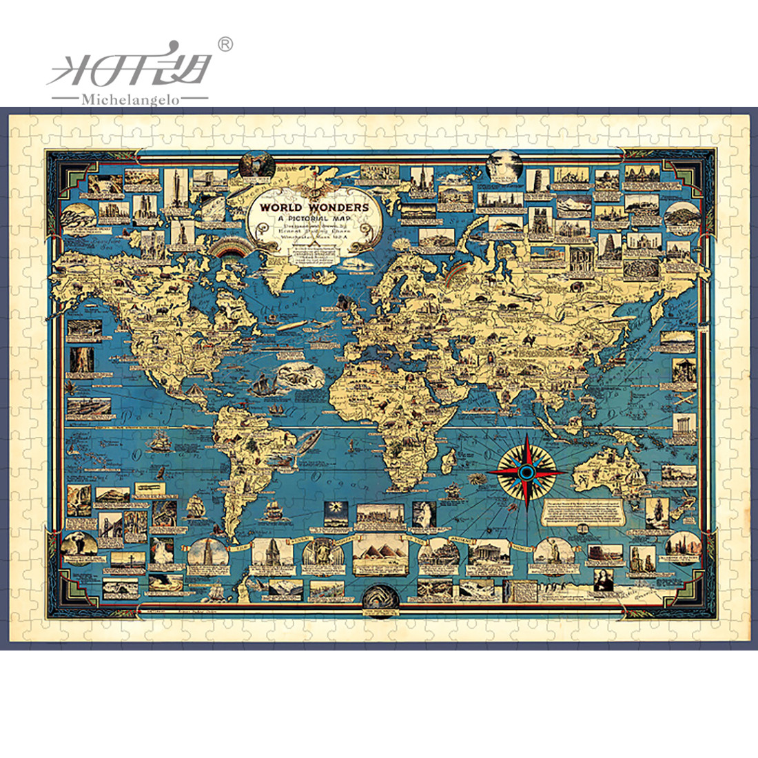Michelangelo Wooden Jigsaw Puz - đánh giá và giá Kids Toys Under 1000
