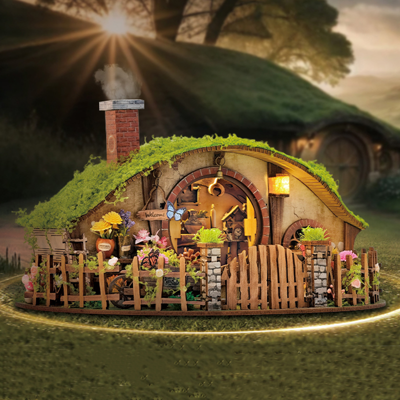 Wooden DIY Magic Ring Dollhous - đánh giá và giá Kids Toys 10 Year Old